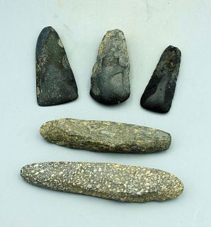 (5) Choice Celts and Chisels - Northern Panama
