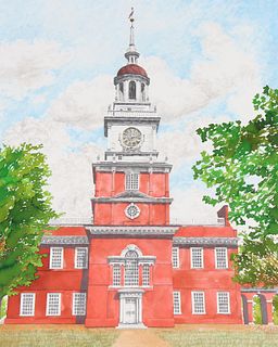 Chris Calle (B. 1961) "Independence Hall"