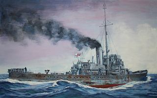 David K. Stone (1922 - 2001) "HMS Banff"