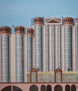 Erik Nitsche (1908 - 1998) "Amoreiras Towers"
