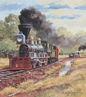 J. Craig Thorpe (B. 1948) "Georgia Locomotive"