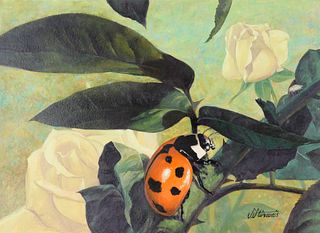 Shannon Stirnweis (B. 1931) "Ladybug"