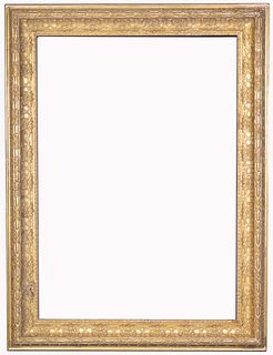 Large Orientalist Style Gilt Wood Frame