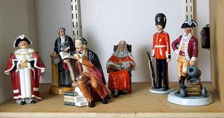 (6) Royal Doulton Figurines.