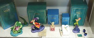 (5) Disney Peter Pan Figures in Boxes.