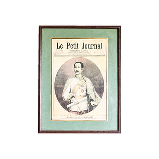 Le Petit Journal with the image of His Majesty King Rama V | หน้าแทรกหนังสือพิมพ์ Le Petit Journal