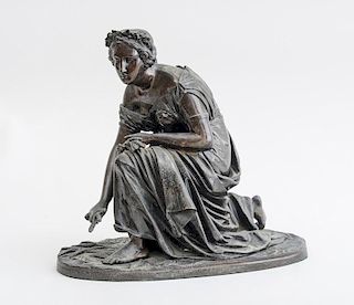 European School: Figure of a Seated Maiden