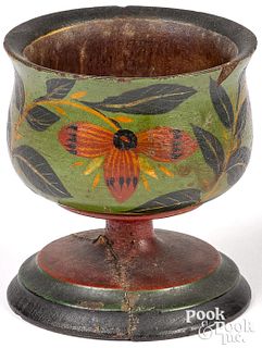 Joseph Lehn turned and painted egg cup