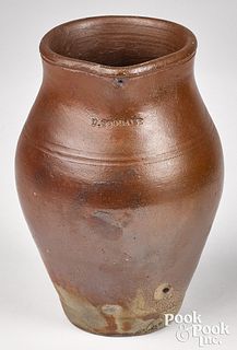 D. Goodale, Connecticut stoneware pitcher