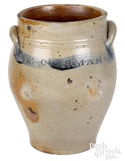 Paul Cushman, Albany, New York stoneware crock