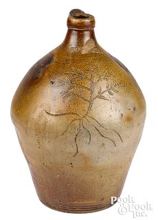 Boston stoneware jug, early 19th c.