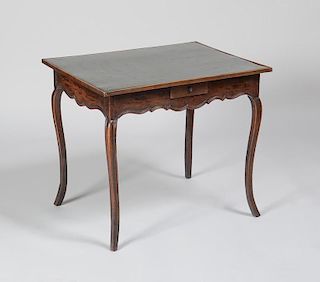 Louis XV Style Provincial Stained Fruitwood Writing Table