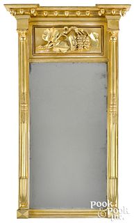 Large Federal giltwood pier mirror, ca. 1815