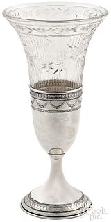 Dominick & Haff weighted sterling silver goblet