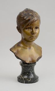 Edouard Houssin (1847-1919): Bust of Louise