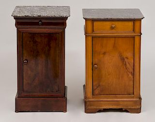 Two Victorian Bedside Cupboards