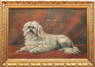 Clovis-Edmond Masson (1838-1913): Maltese Terrier