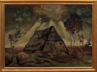 Heinz Baden (1887-1954): Farm Cottage