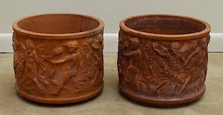 Pair of Terracotta Urns