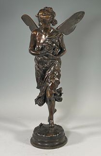 Bronze Figure of Psyche After Paul Aube