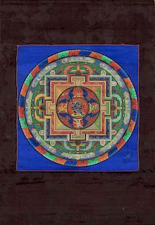20th Century School: Tibetan Thanka Mandala