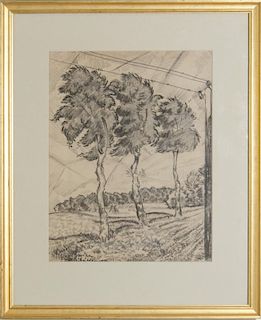 Heinz Baden (1887-1954): Trees in a Landscape