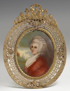 After Richard Cosway (1742-1821), "Lady Foster," m
