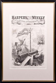 "The First Gun - 1861-1874," October 3, 1874, Harp