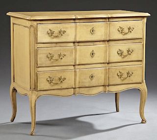 Louis XV Style Polychromed Carved Beech Commode, e