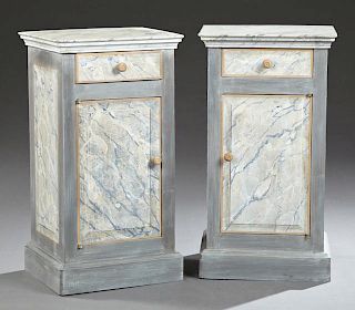 Pair of Italian Neoclassical Style Polychromed Nig