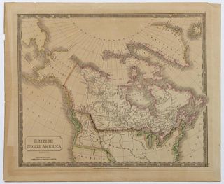 Sidney Hall, "Map of British North America," 1829,