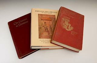 Three Books- "Old Families of Louisiana," 1931, by