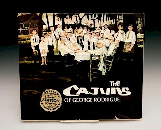 Book- "The Cajuns of George Rodrigue," 1976, Oxmoo