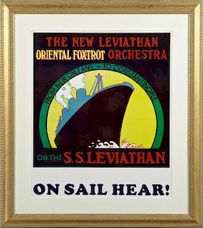 "The New Leviathan Oriental Fox Trot Orchestra," 1