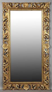 Louis XV Style Gilt Beech Overmantel Mirror, 20th