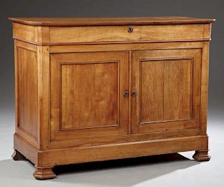 Louis Philippe Carved Cherry Sideboard, mid 19th c
