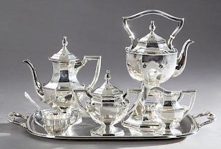 Four Piece Sterling Silver Tea and Coffee Service,