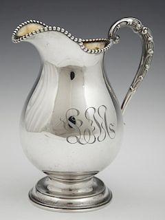 Sterling Milk Pitcher, early 20th c., by Woodside