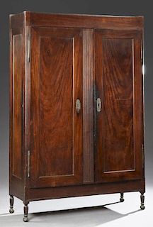 American Classical Mahogany Armoire, early 19th c.