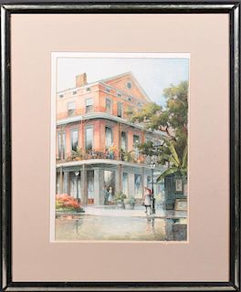 Frank Caruso (New Orleans), "Jackson Square Corner