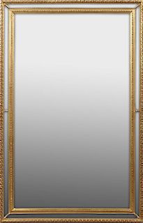 French Louis XVI Style Giltwood Overmantel Mirror,