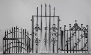Three Pieces of American Wrought Iron, 19th and 20