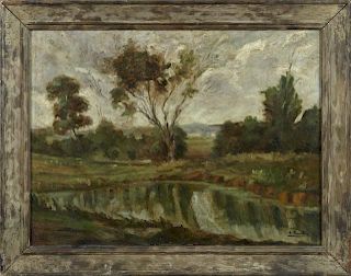 Augustin Souchon (1841-1915, French), "Landscape w