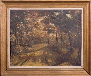 L. Vare, "Road Through the Trees," early 20th c.,