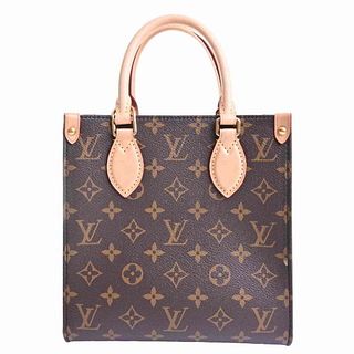 LOUIS VUITTON Louis Vuitton Monogram Sack Plastic BB Shoulder Bag Brown PVC