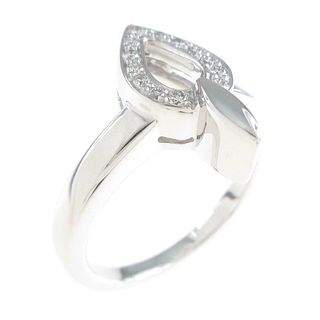 K18 White Gold Diamond ring 