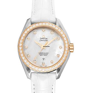 Omega 231.28.34.20.55.004 - Seamaster Automatic Mother of pearl Dial Stainless Steel Ladies Watc