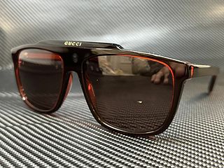 GUCCI GG1039S 003 Black Round 58 mm Men's Sunglasses