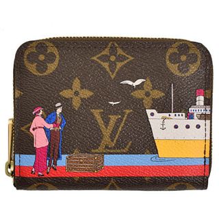 Louis Vuitton LOUIS VUITTON Zippy Coin Purse Monogram Illustre Brown Multicolor M62139