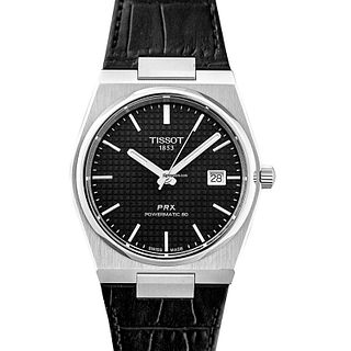 Tissot T137.407.16.051.00 - PRX Automatic Black Dial Stainless Steel Men's Watch